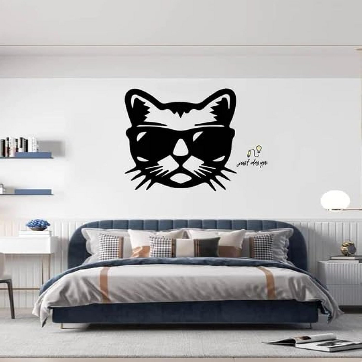 Cat With Sunglasses Wall Decor