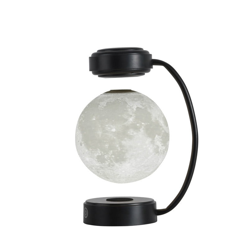 3D LED Moon Night Light – Wireless Magnetic Levitating & Rotating Floating Ball Lamp