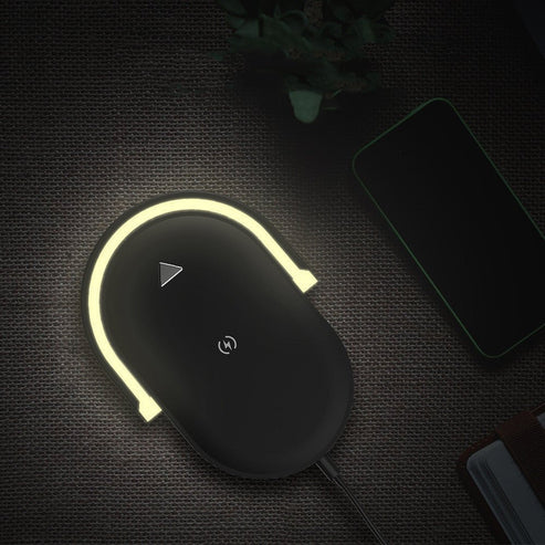 3-in-1 Foldable Wireless Charger with LED Night Light