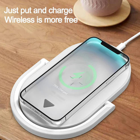 3-in-1 Foldable Wireless Charger with LED Night Light