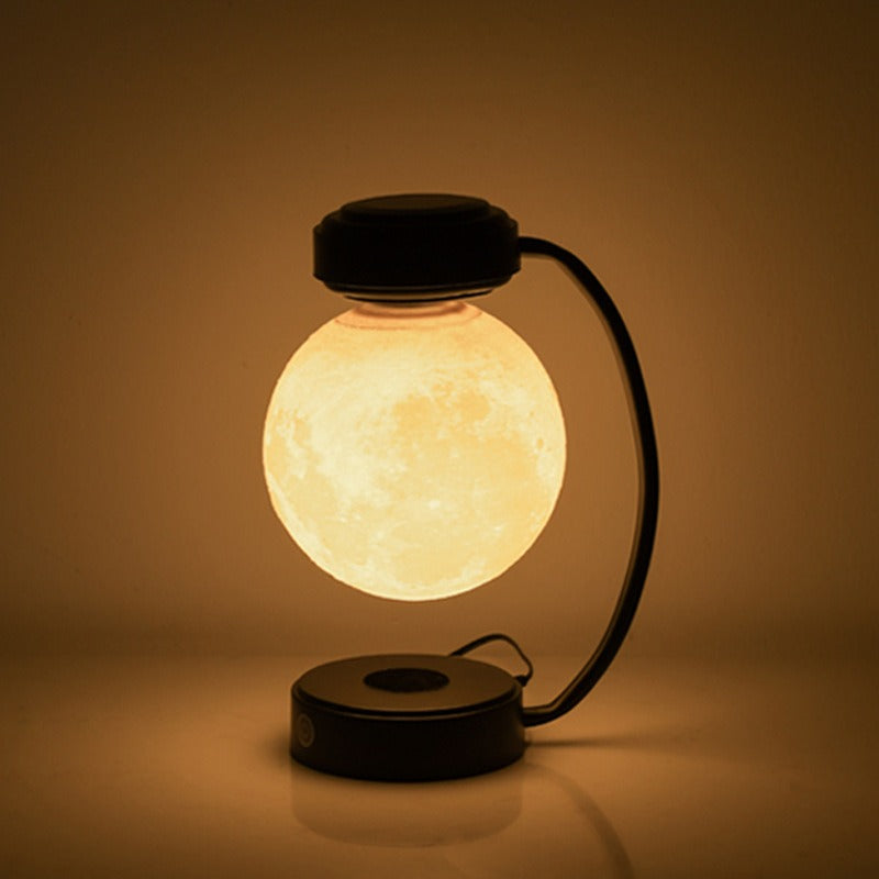 3D LED Moon Night Light – Wireless Magnetic Levitating & Rotating Floating Ball Lamp