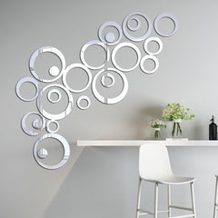 24pcs/lot Wall Art Surface Wall Dots Circle