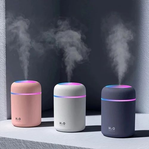 Mini Portable Humidifier With Multicolor LED Night Light