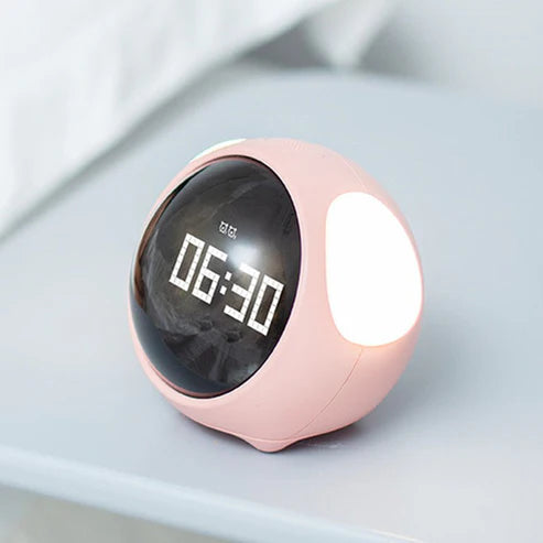 Pixel Expression Alarm Clock – Wake-Up Light & Multi-Function