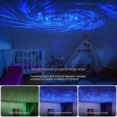 App-Controlled Starry Sky Projector – Music Night Lamp