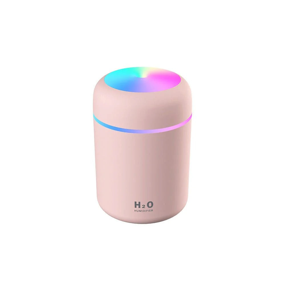 Mini Portable Humidifier With Multicolor LED Night Light