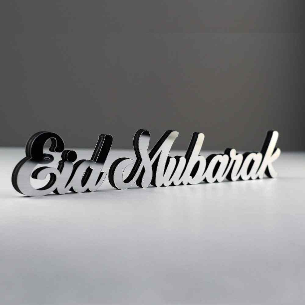 Ramadan Mubarak & Eid Mubarak Islamic Table Decor - Islamic Gift