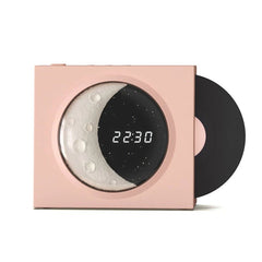 Moon Clock Bluetooth Speaker – Retro Vinyl Design