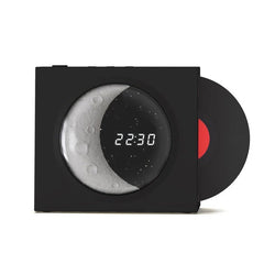 Moon Clock Bluetooth Speaker – Retro Vinyl Design